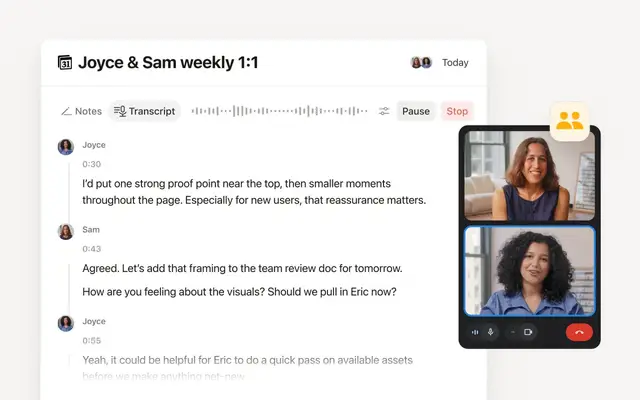 Notion Meeting Notes が Google Meet で話者ごとにラベル付けに対応