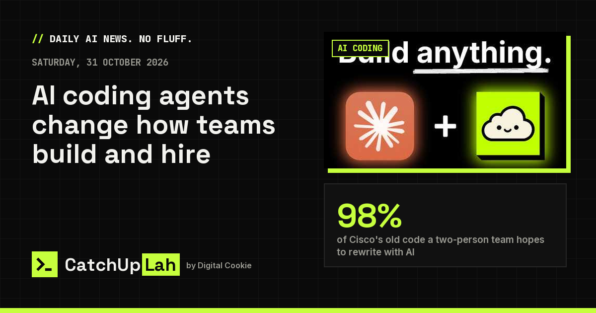 AI coding agents change how teams build and hire
